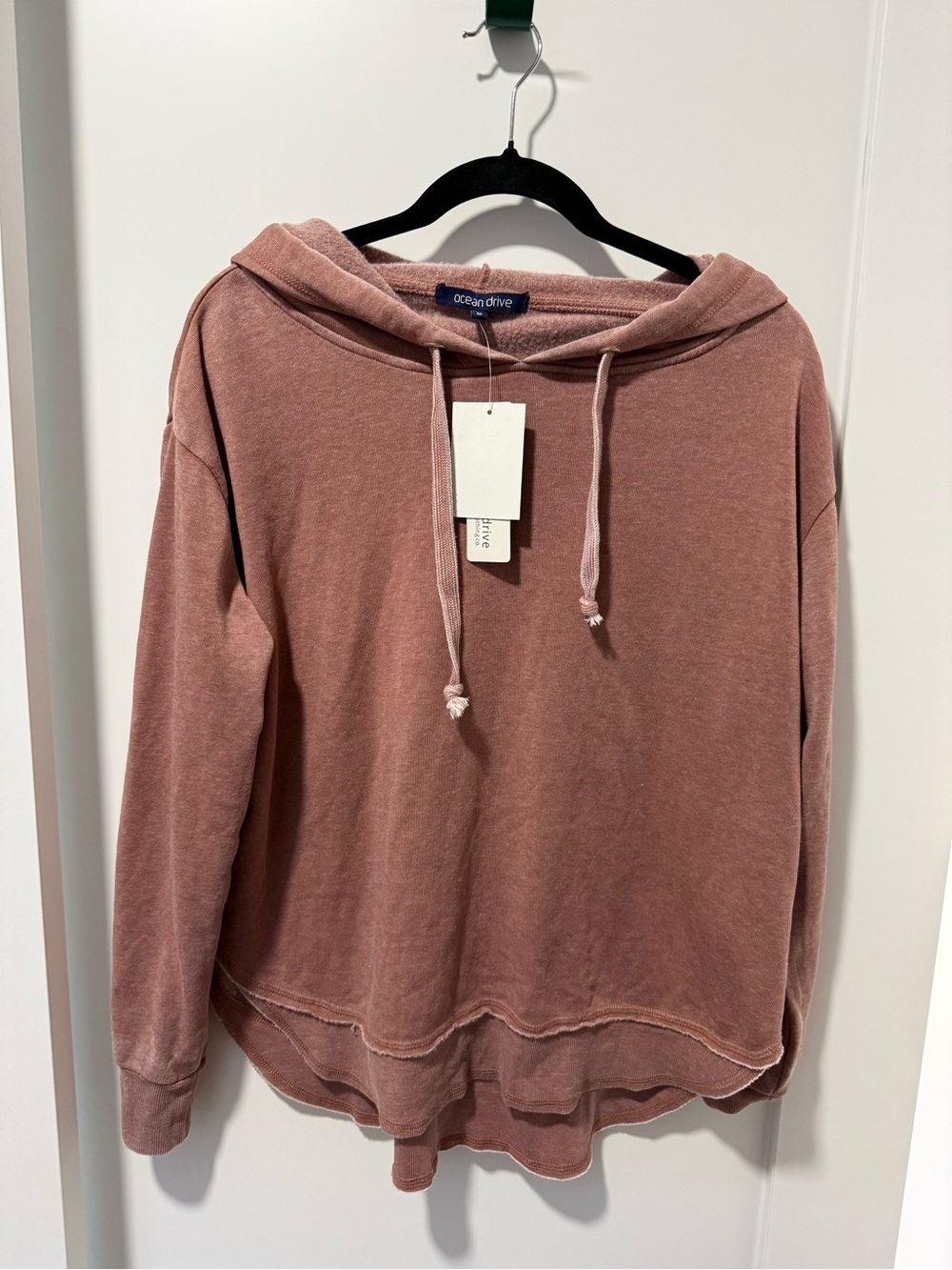 Ocean Drive Dusty Rose Hoodie Pullover Sweater - NWT